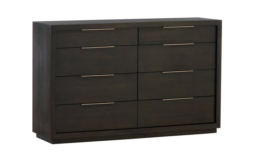 Oxford Basalt Grey Eight Drawer Dresser